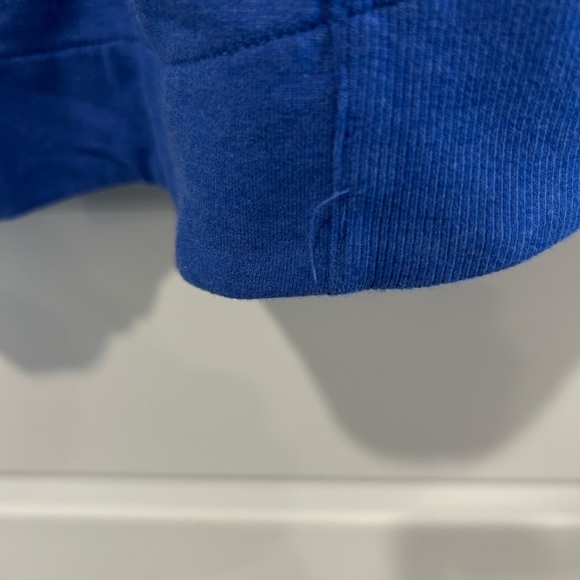 T by Talbots Model French Terry Jacket Blue XS - Picture 5 of 6